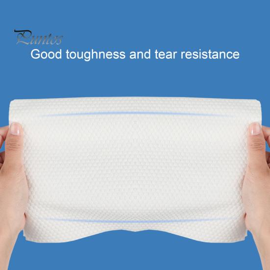 Makeup Remover Wipe 100Pcs/Bag Thick Face Towel Dry And Wet Use Strong Water Absorption Cleansing Cloth Lint Free Soft Travel Cotton Disposable