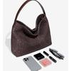 Portable Large-Capacity Bag Women'S Suede Woven Bag Fashion Casual Messenger Bag Tote Bucket Bag
