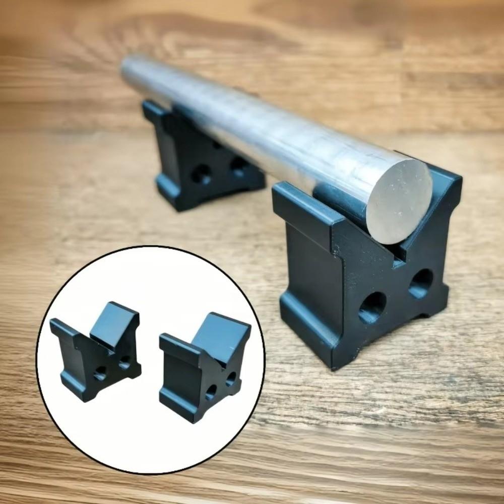 2Pcs V-Shaped V-Block Fixture 90 Degree Lathe Positioning Bracket For Lathe Machining