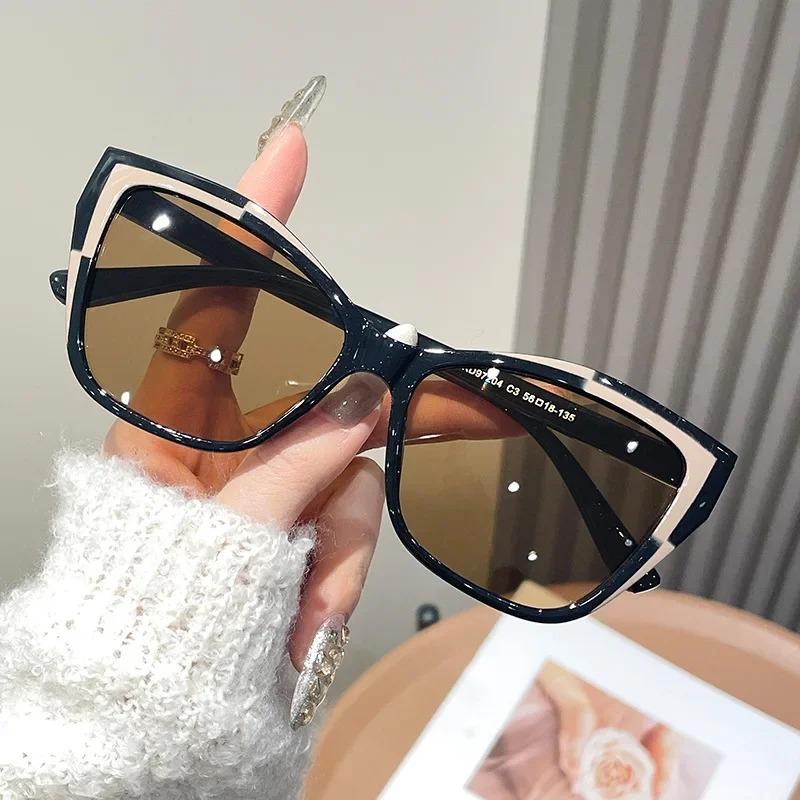 Vintage Cat'S Eyes Sunglasses Women Fashion Retro Outdoor Casual Shades Men New In Trendy Brand Design Sun Glasses Uv400 Eyewear
