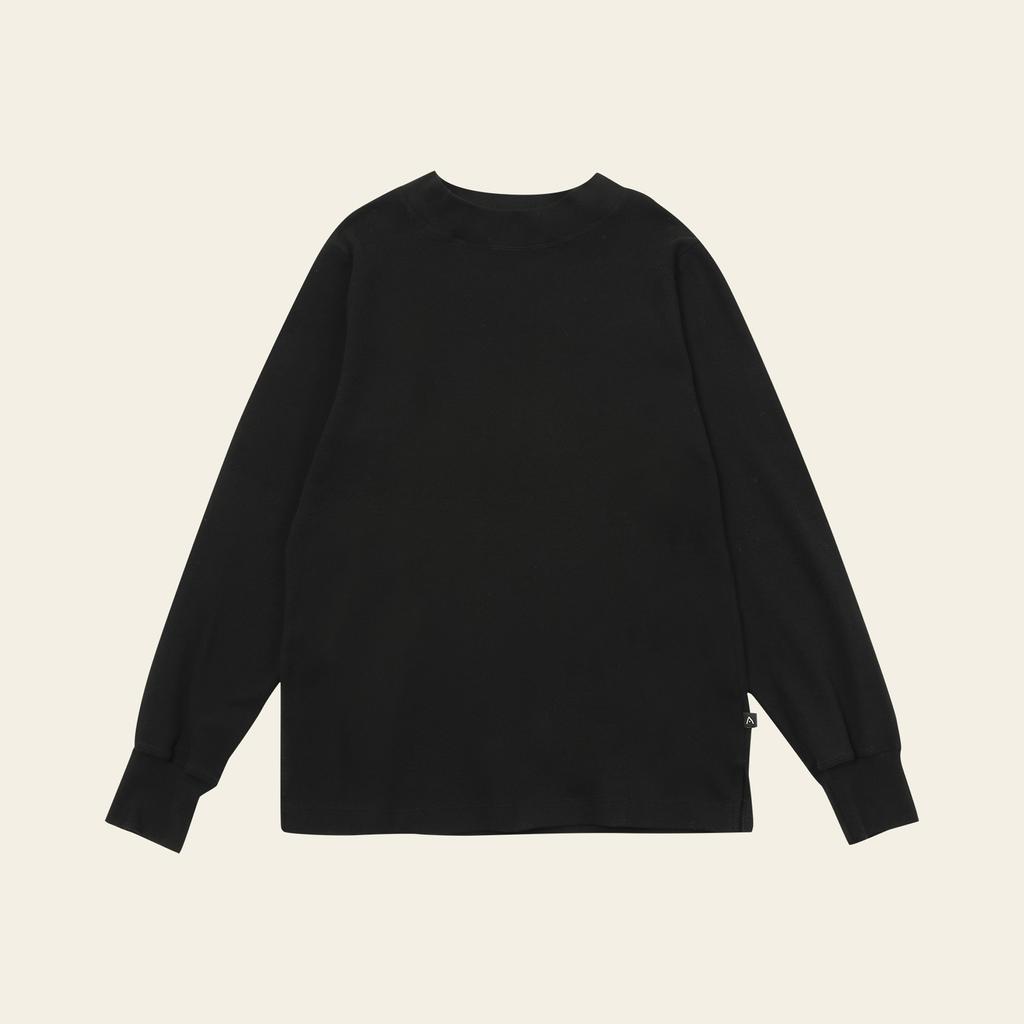 CHIQUITA Half Turtleneck T-Shirt (Cotton) Black 233604Sbk