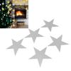 50PCS Glitter Star Paper Cutouts Double Sided   Decoration Cutouts Paper Wall Decor for Bulletin Board Classroom Wedding Party