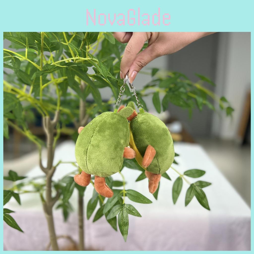 Adorable Avocado Stuffed Toy Keychain Super Soft Plush Doll Perfect For Kids