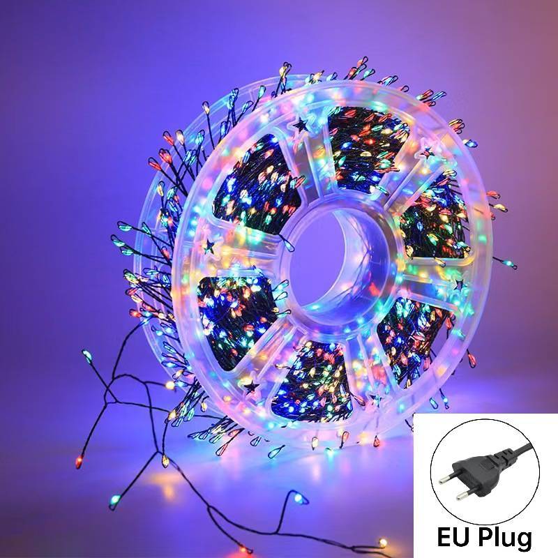 Firecracker Copper Led Wire Light String Green Outdoor Holiday Supplies Garden