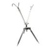 Aluminum Fishing Rod Support Stand Quick Setups Without Tool Ideal For Adventure And Camping Trip