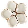 Appetizer Plate for Dips, Sauces, and Snacks Appetizer Bowls