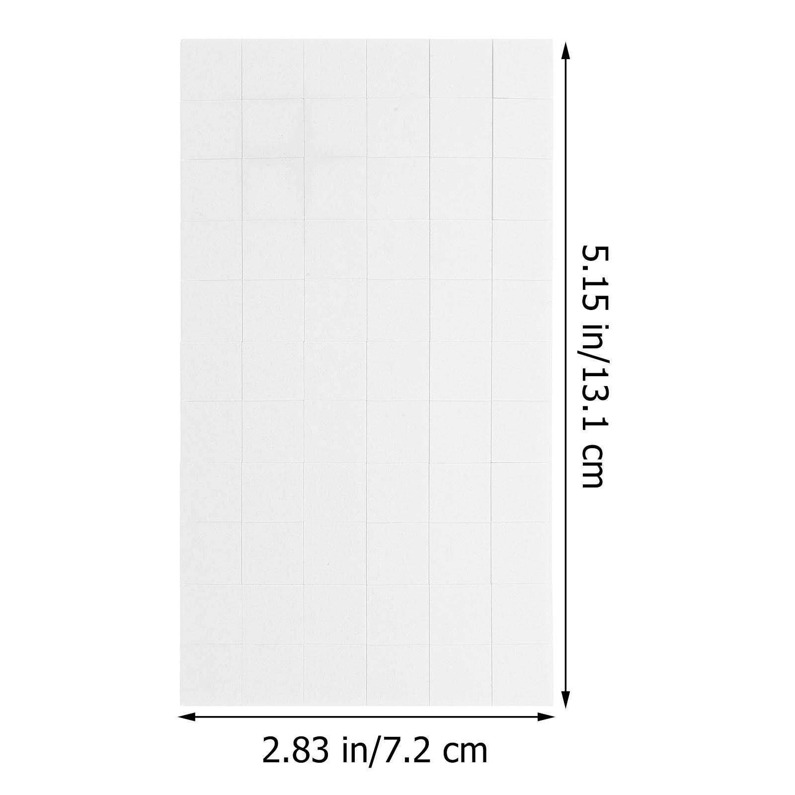

5 Sheets Foam Squares Dual Adhesive Mounts for Crafts Scrapbook DIY Projects Card Making Supplies Craft Foam Adhesive