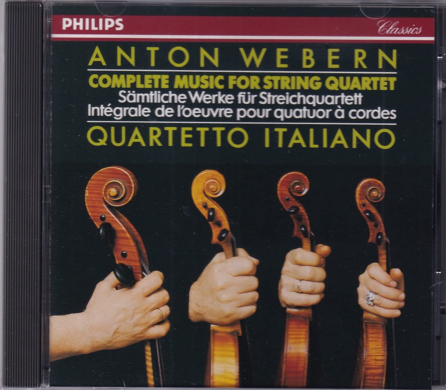 

CD ITALIAN STRING QUARTETTO; WEBERN - Complete works for string quartet PHCP9276 Philips Japan Classical Used