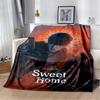 Sweet Home Kdrama Character Print Soft Flannel Throw Blanket Warm Cozy Sofa Bed Decorative Blanket For Home Use