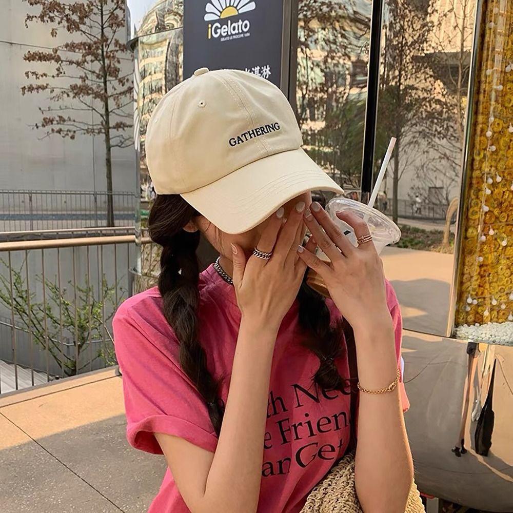 

Face Smaller Baseball Cap Letter Embroidered Sun Hat INS Style Hip Hop Hat Teenagers