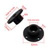 1/2/5/10pcs Black Rigid Flange Coupling 6mm 8mm 10mm 12mm Motor Guide Shaft Coupler Motor Connector for DIY Model Accessory