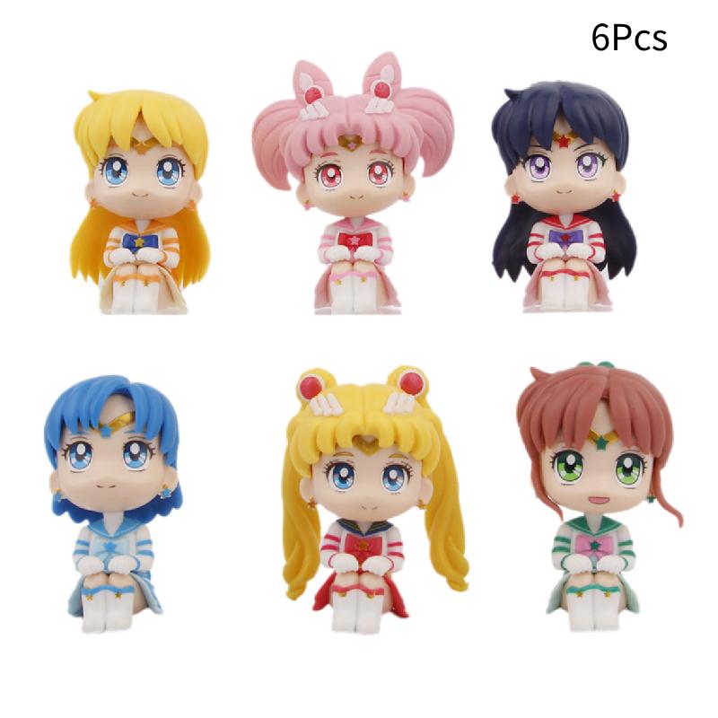 

Сидящая ПВХ фигурка в позе Игрушка Аниме Украшение для автомобиля Коллекционная модель