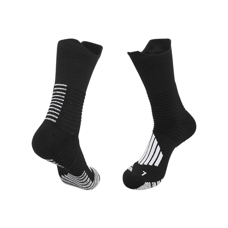 2026 Professional Training Football Socks Thickened Towel Bottom Non-slip Actual Combat Sports Socks Breathable Sweat-absorbing Medium Tube Socks