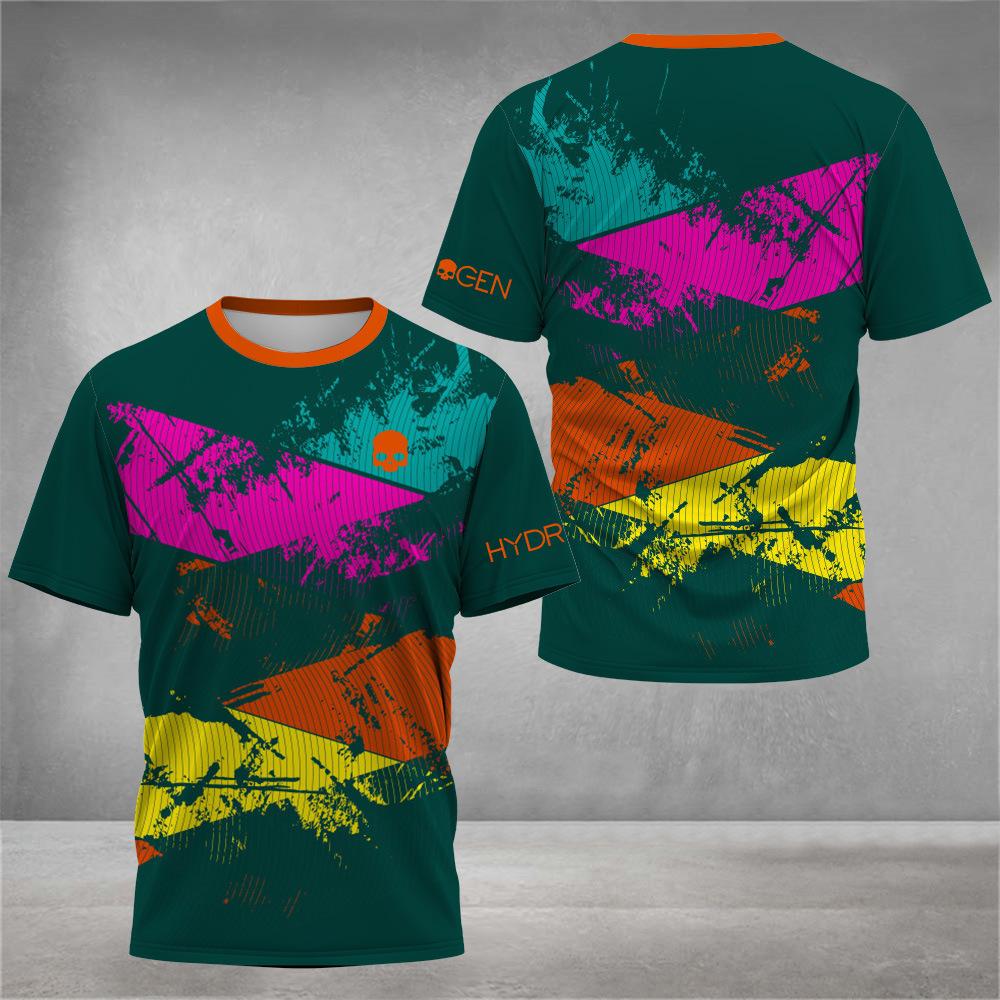 Men Fashion Short Sleeve 3d Print T Shirt Round Neck Summer Plus Size Tees