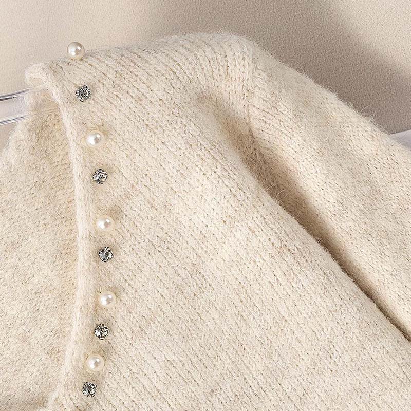 Sweater for Women Autumn Winter Thickened Pullover Warm Knitted Stretchy Long Sleeve Oversize Jumper Tops