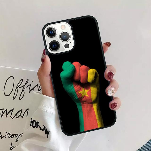 

Republic of Cameroon Flag Phone Case Cover For iPhone 17 Air 15 16 14 13 12 Pro Max 11 Pro Max Plus Coque Shell iPhone 11pro max