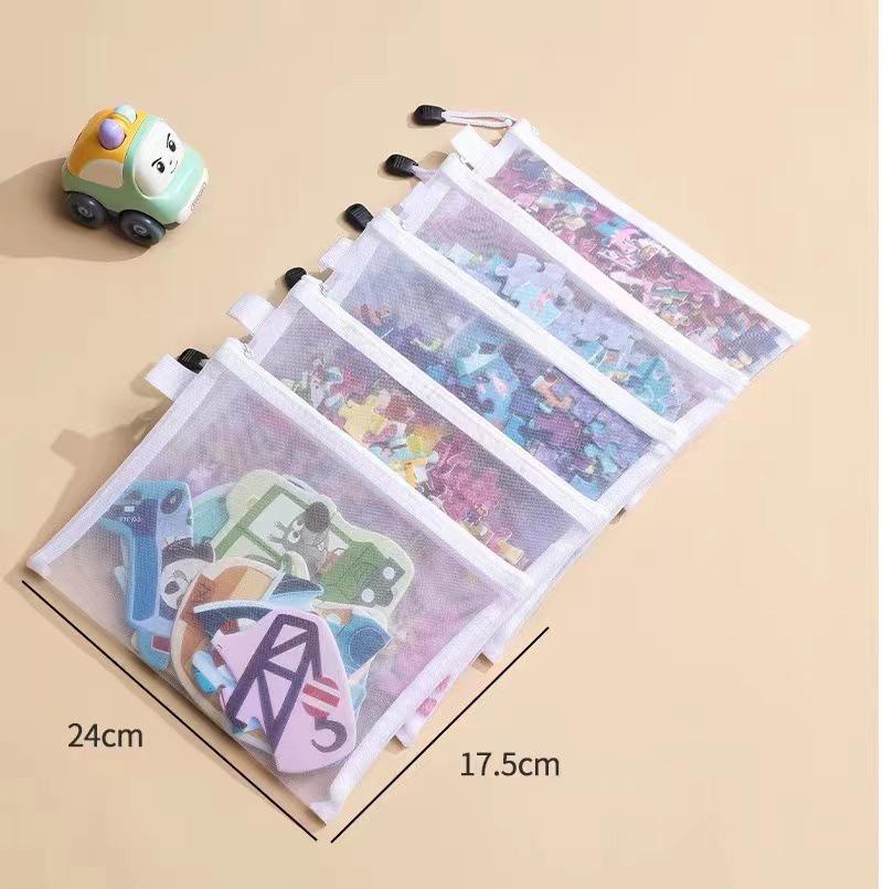 Transparent Lego Organizer Bag for Kids' Building Blocks