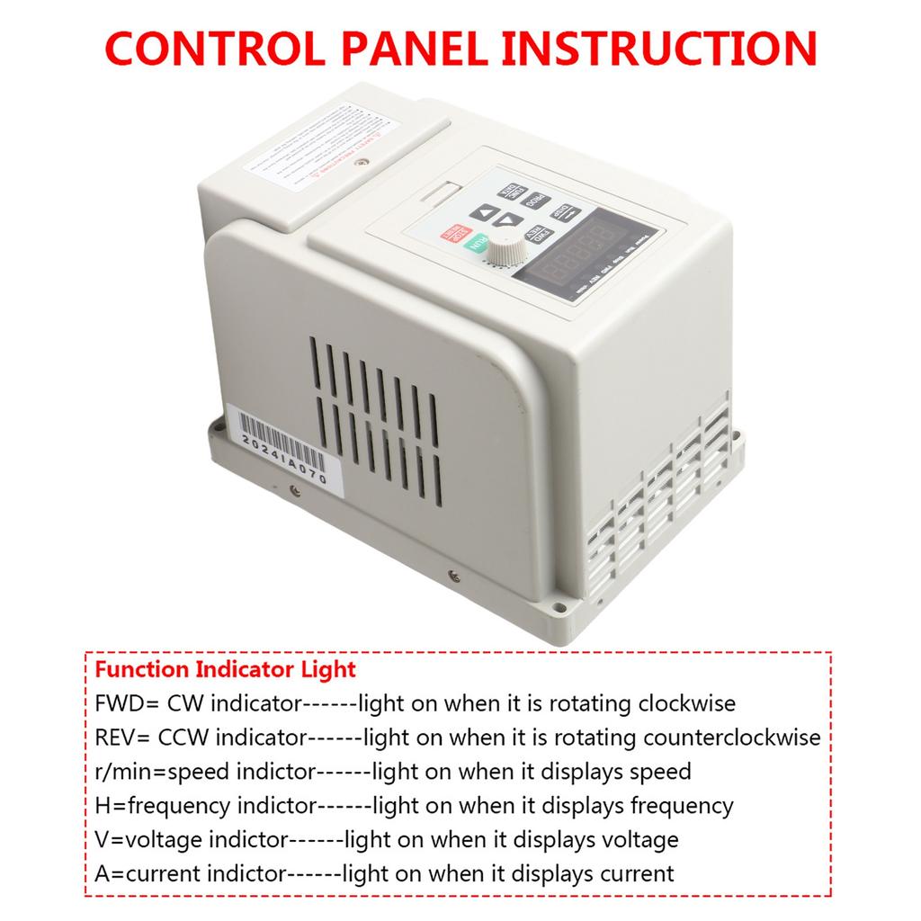 Motor Speed Controller, Innovative Control   Ensures for AC Motor 4KW Single-3 Phase   Frequency Drive Inverter