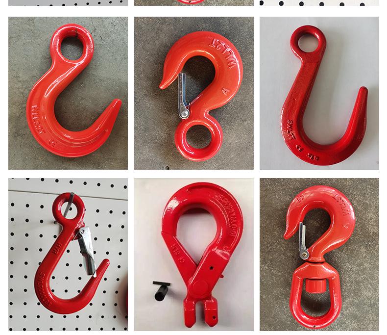 Complete Lifting Chain Sling with Hooks for Mining and Rigging