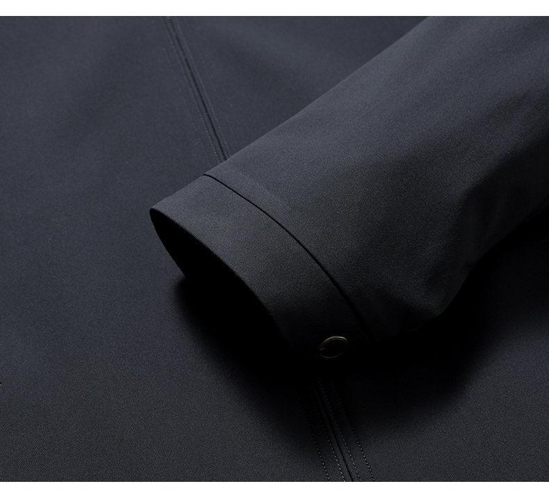 Men's Versatile Business Casual Lapel Jacket - Spring/Autumn 2026 High-End Executive Style for Middle-Aged Men