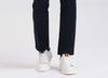 Langdeng's New Summer Business Casual Solid Color Cotton Straight Leg Men's Casual Pants