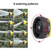 Plastic High-pressure Sprayer 8 Watering Methods Spire Adjustable Dog Shower Bath Foam Sprayer Adjustable Nozzle Portable