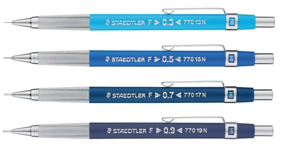 

STAEDTLER Drafting Mechanical Pencil 770 4 Line Set of 4 Series, Widths,