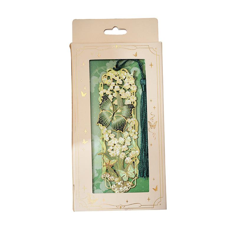 Κινέζικο Στυλ Φούντα Κοίλη Πεταλούδα Μεταλλικό Σελιδοδείκτης Δώρο Για Φοιτητές Δασκάλους Κλιπ Σελίδας Ανάγνωσης Σελιδοδείκτες Βιβλία Αξεσουάρ