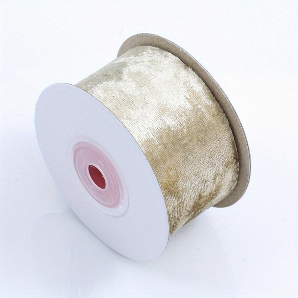 1roll Velvet Ribbon Wide Wired Velvet Ribbon for Wreaths Flower Bouquet Photography Dress Sash Wedding Decor 10 Yards Gift Packing Tape