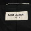 SAINT LAURENT PARIS [Excellent Condition/Domestically Authorized] 354718 Eddie Teddy with Leather Details Jacket 48 blackUsed