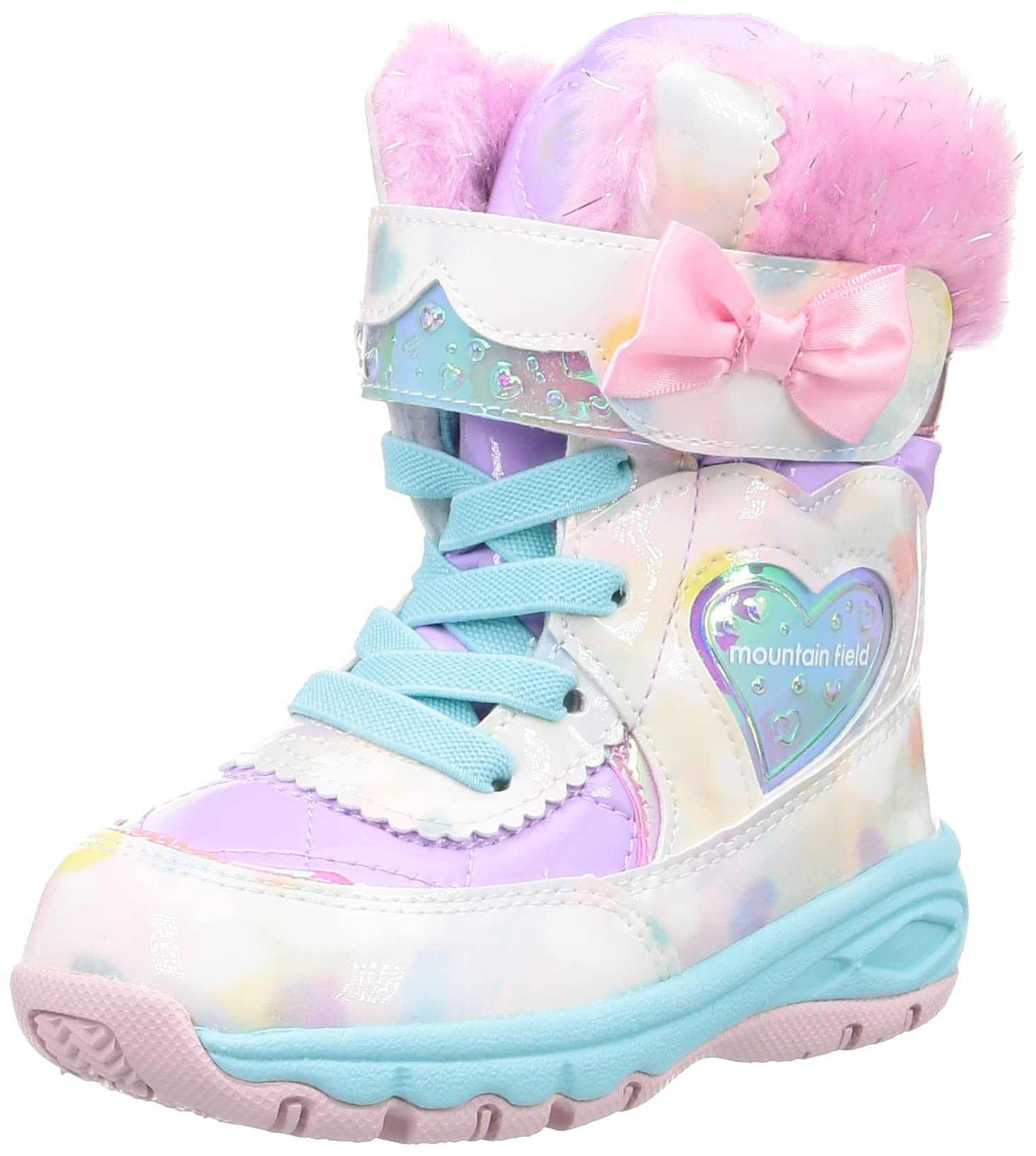 

hazy MFL 2E [Moonstar] Boots, waterproof, cold-weather, pattern, magic, 16-19cm, girls, kids, WC056, multi, 17.0 cm,