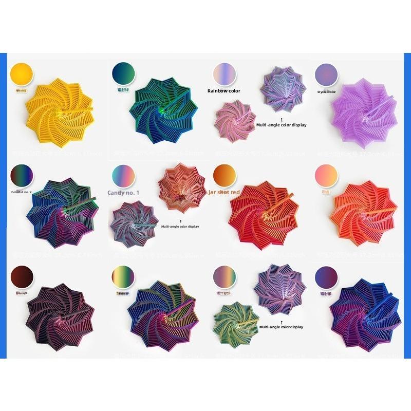 Print Sensory Agitated Star Hexagonal Handle-shaped Stress-relieving Polygonal Toy