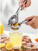 1 Stück Edelstahl Manueller Zitronenentsafter, Tresterabscheider, Haushaltsentsafter, Stromloser Entsafter für Wohnzimmer, Küche