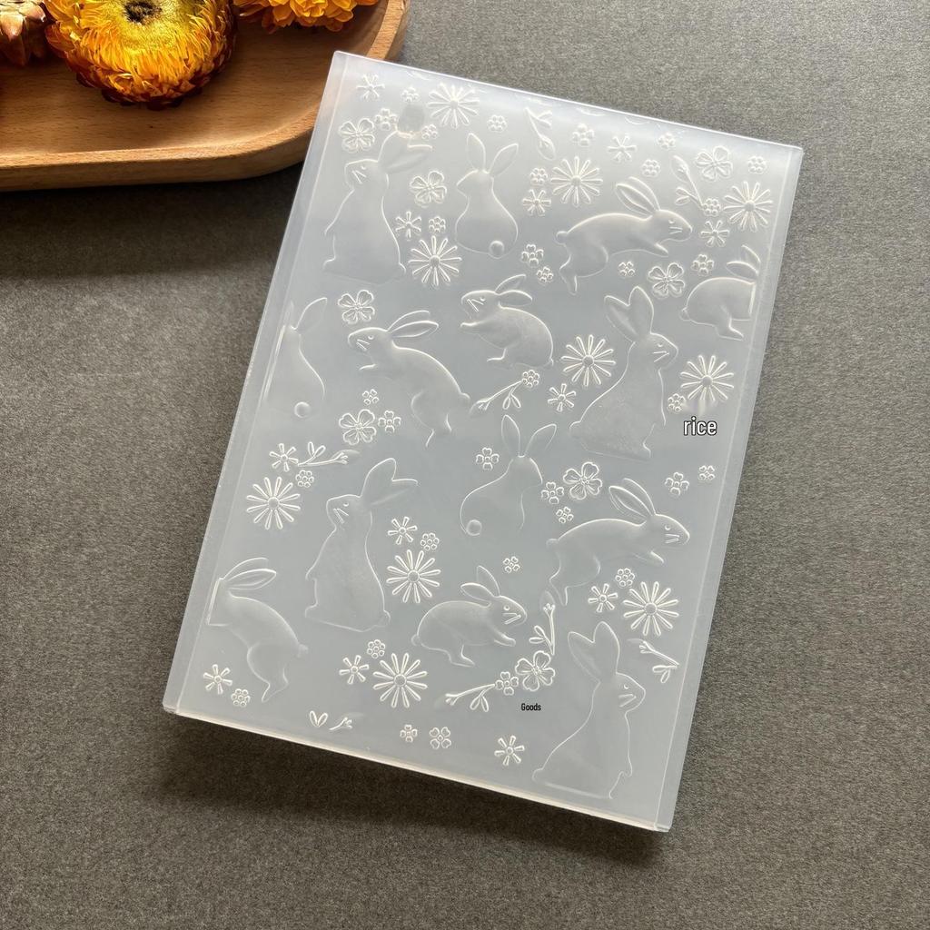 3D-geprägtes Blumen-Kunststoffform für DIY-Reliefstempel-Sammlung