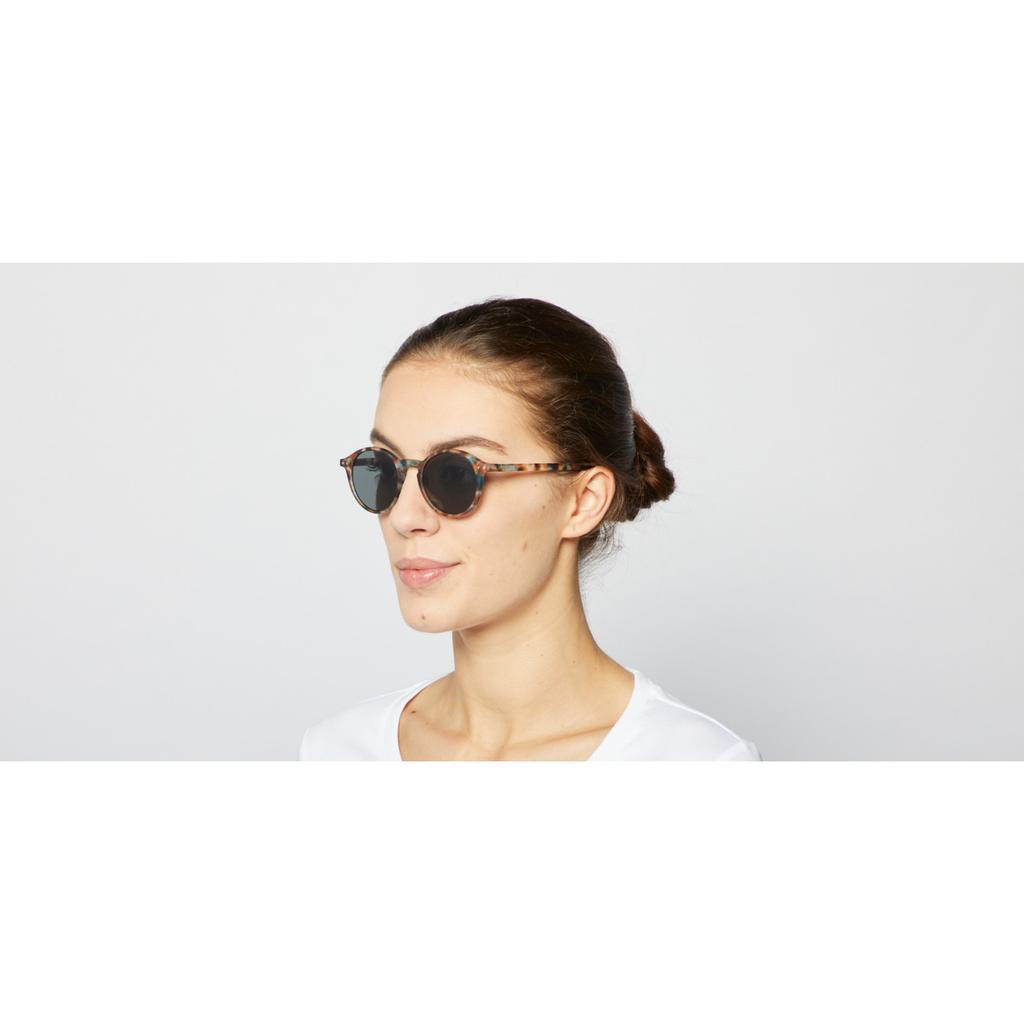 Ijipiji Iconic Sunglasses #D Blue Tortoise