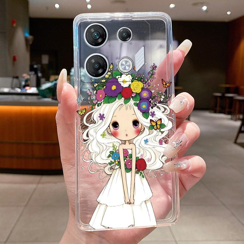 Casing For infinix GT 10 Pro Luxury Dragon Cute Cool Boys Girls Transparent Phone Case Back Cover infinix GT10 Pro GT10Pro Shell