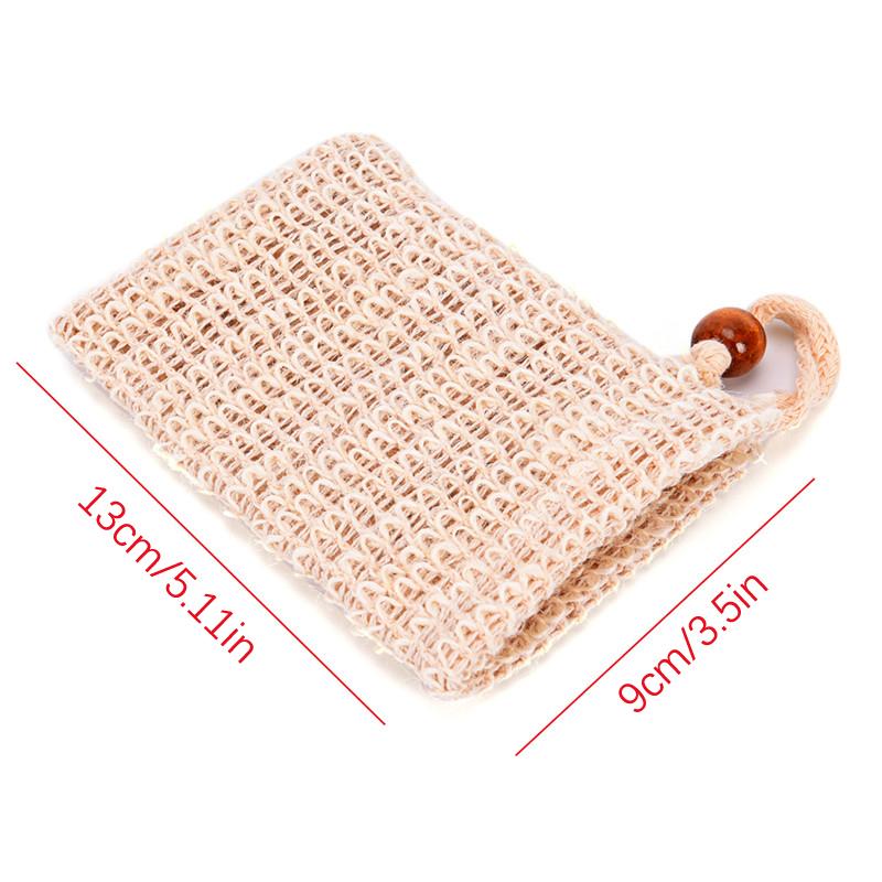 Durablel Sisal Soap Saver Beutel Soap Saver Bag Bad Dusche Seife Mesh Taschen