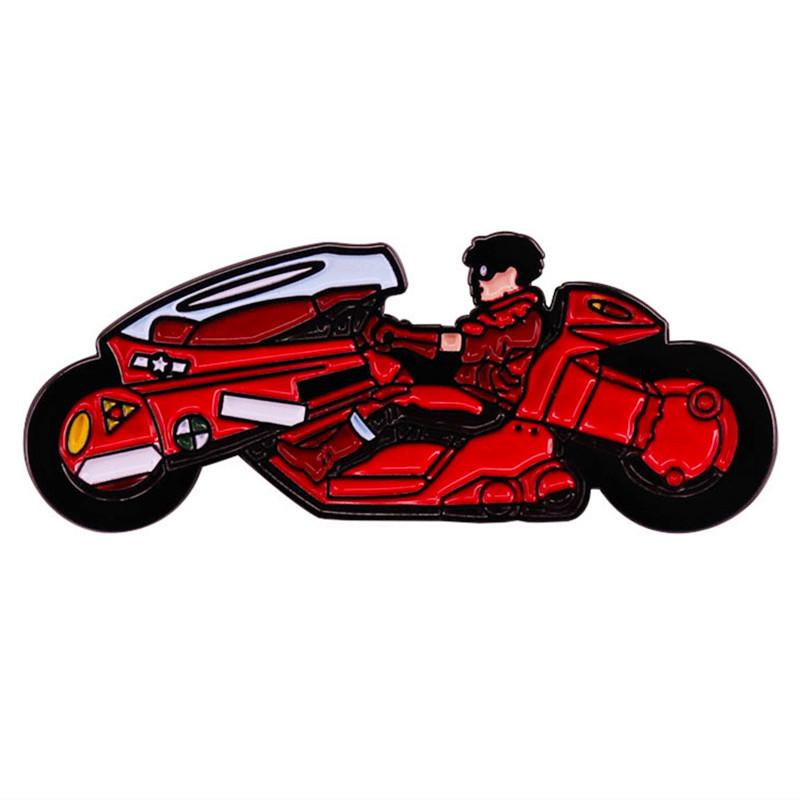 

Akira Racing Party Motorcycle Enamel Pin - Red Anime Brooch Accessory