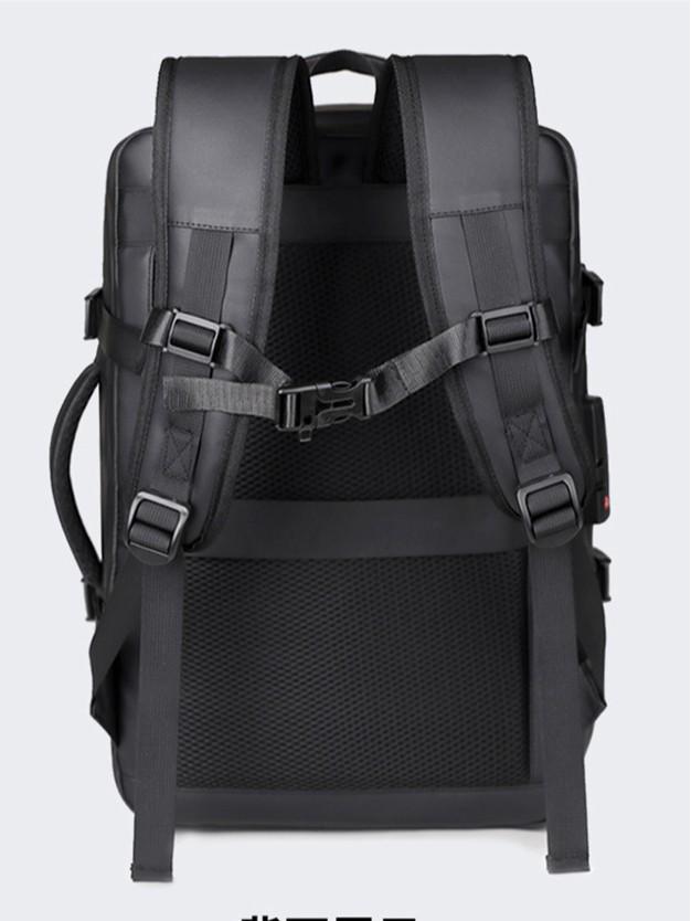 Expandable Business Travel Backpack with Laptop Compartment and Wet/Dry Separation