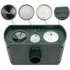 Ultrasonic Cat Repeller, Animal Repeller with Audible and Visual Alarm, Solar or Battery Charging, Waterproof Repellent for Cats, Dogs, Etc.