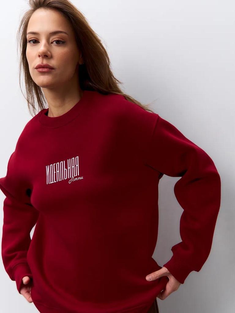 2024 Autumn/Winter Streetwear Letter Print Loose Sweatshirt: Versatile, Trendy Fashion Top