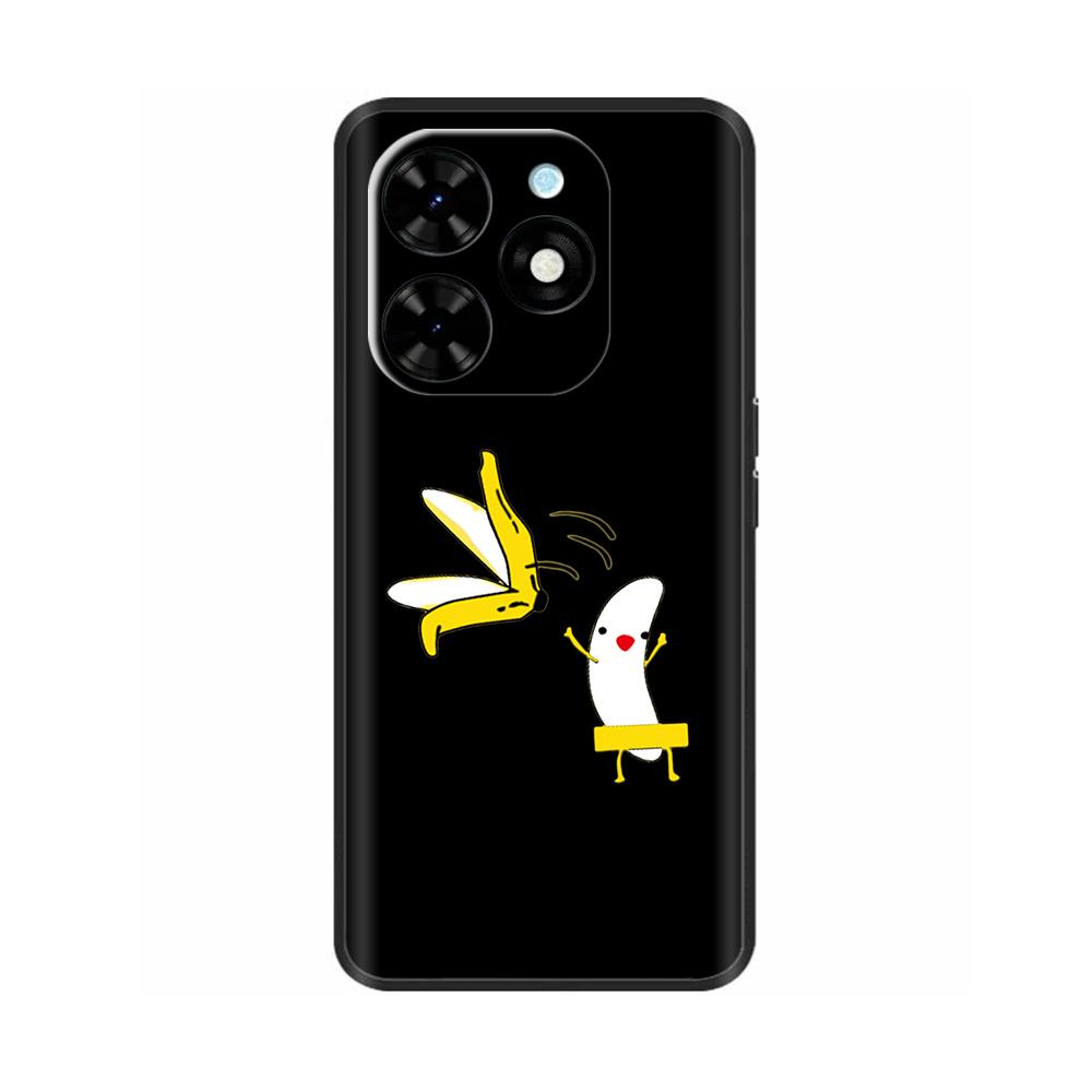 For Tecno Spark 20 Pro Case Soft Black Silicone Phone Case For Tecno Spark 20C Coque Spark20 Spark 20 Pro Bumper Cover Fundas