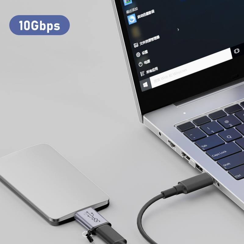 USB 3.0 Type C Female to MicroB Male Converter USB C to MicroB Charge Data Sync Adapter USB C to MicroB Adapter