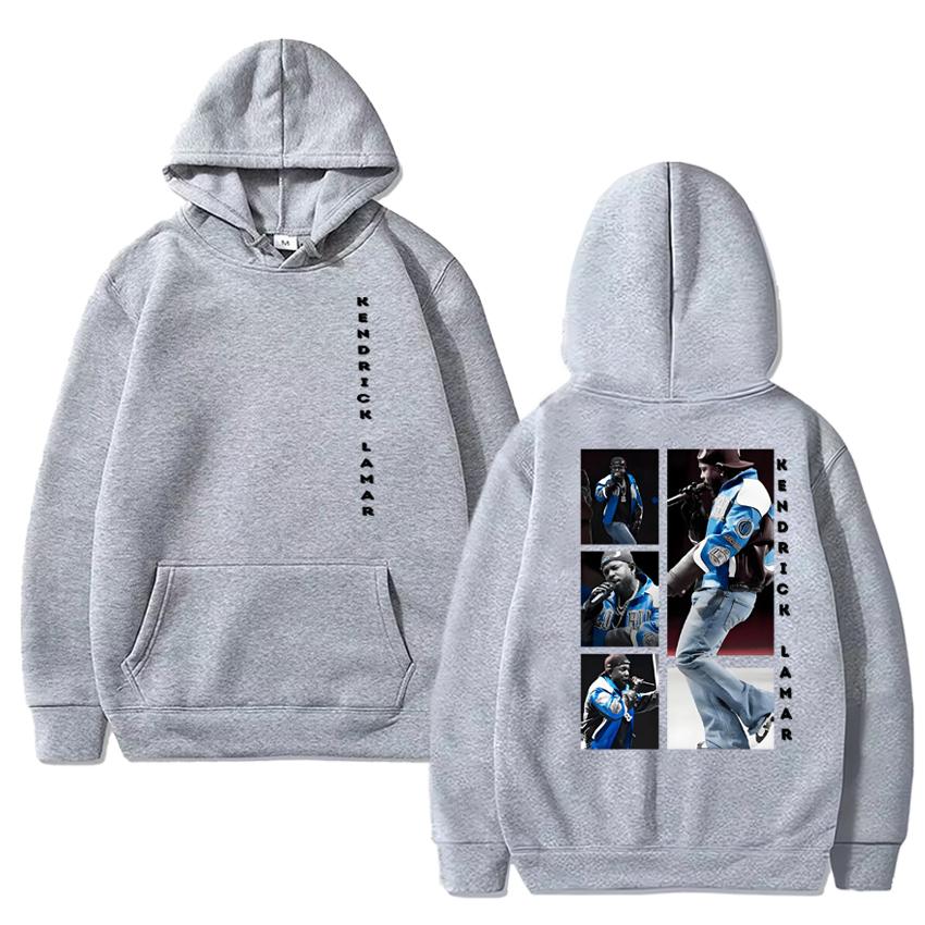 Kendrick Lamar 2025 world Tour Graphics black Hoodies New Men women hip hop Casual streetwear Unisex Fleece Sweatshirt pullovers
