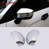 For Mitsubishi Eclipse Cross 2018 2019 2020 ABS Carbon fibre Auto Side Door Rearview Mirror Cover Trims Car Styling Accessories 4eg