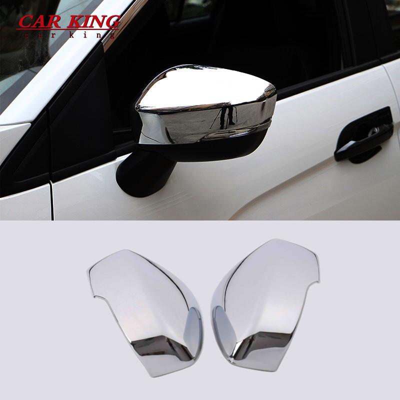 For Mitsubishi Eclipse Cross 2018 2019 2020 ABS Carbon fibre Auto Side Door Rearview Mirror Cover Trims Car Styling Accessories 4eg