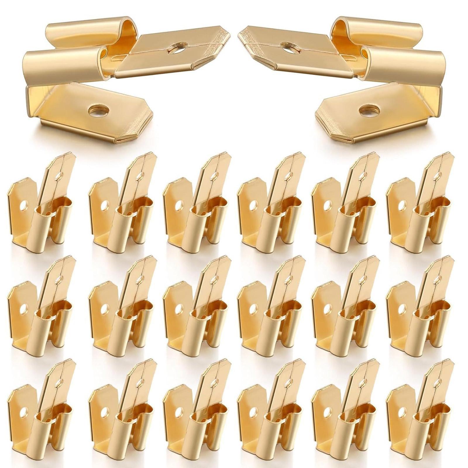 

Double Male to Single Female Metal Quick Disconnect Connectors set Piggyback Terminals Crimp Terminals Assortment A