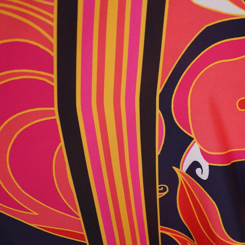 Long Kaftan Bohemian Printed Bikini Cover-ups Sexy V-neck Half Sleeve Maxi Dress Tunic Women Beach Wear Swim Suit Cover Up Q1333