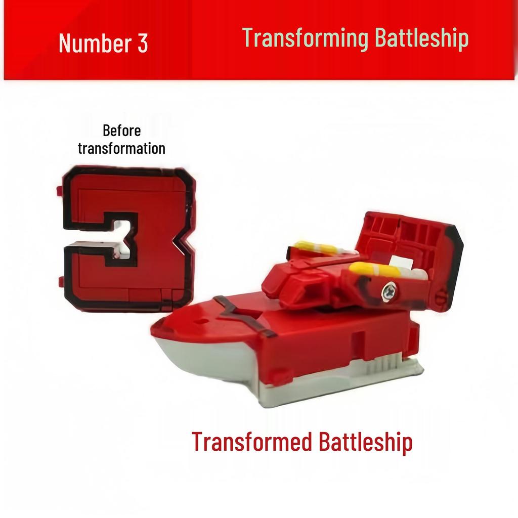 Children's Educational Robot Building Blocks: Transforming Digital Autobot Letters