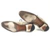 Hergestellt in Spanien ZAMPIERE Wildleder Full Brogue Wingtip Schuhe Herren 10.5 29.0 Beige(GEBRAUCHT)